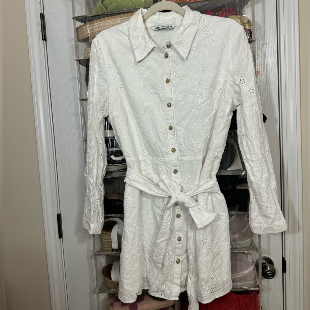 White lace sundress